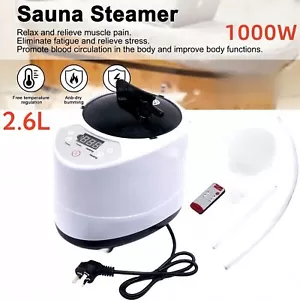 2.6L Sauna Pot Machine Portable Steam Generator Fumigation Device Salon Steamer - Picture 1 of 20