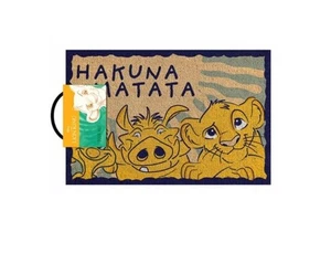 388870 THE LION KING HAKUNA MATATA DISNEY WELCOME DOORMAT DOOR MAT - Foto 1 di 1