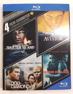 Leonardo DiCaprio: 4 Film Favorites (Blu-ray, 4-Disc Set) Shutter Aviator Blood - Bild 1 von 4