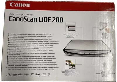 Canon CanoScan LiDE 200 Flatbed Scanner 4800dpi USB 48 Bit - Image 1 of 3