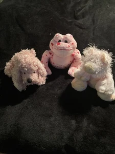 Webkinz Trio Pink Poodle, Pig, Love Frog Retired/ No Code - Picture 1 of 1