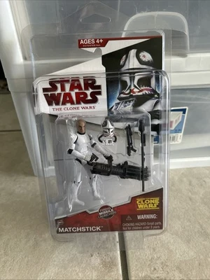 Star Wars The Clone Wars Clone Pilot Matchstick CW34 2009 Hasbro - Image 1 of 4