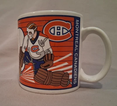 Taza de cerámica Montreal Canadiens 14 oz - Diseño completo - Mercancía de la NHL Vintage 1992 Foto 1 de 4
