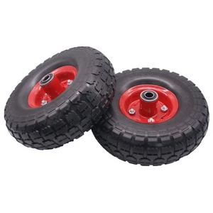 4.10/3.50-4" pneumatico piatto libero camion su ruota per carrello manuale Dolly 2 nuovo 10"... - Foto 1 di 3