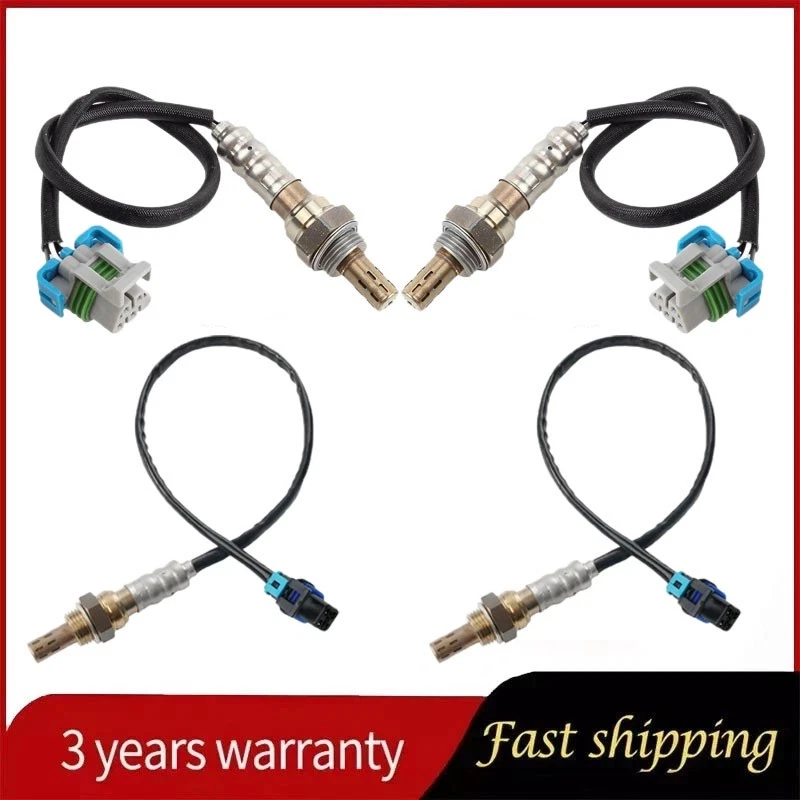 Juego de 4 sensores de oxígeno ascendente + descendente para GMC Sierra 1500 Classic 5,3 L V8 2007 Foto 1 de 4