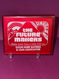 Vintage Dixon, IL Home Savings & Loan Association Reise Handtasche Spiegel Anzeige - Bild 1 von 4