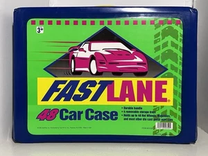 VINTAGE FAST LANE 48 CAR CARRYING CASE FREE SHIPPING (Used Empty) - Picture 1 of 13