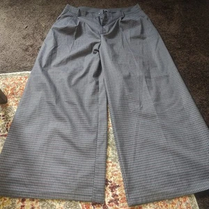 Mens Wide Leg Plaid Pants XL Collusion - Picture 1 of 3