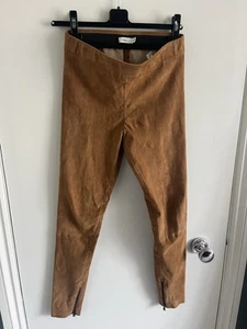 Vince Designer Brand Suede Jeggings UK8-10 - Picture 1 of 7