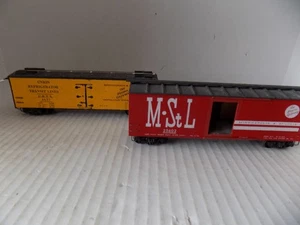 2)BOX CAR FOR M&ST.L RR. BY UNBRANDED PO SOLD FOR REPAIR/PARTS - Picture 1 of 12