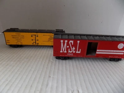 2)BOX CAR FOR M&ST.L RR. BY UNBRANDED PO SOLD FOR REPAIR/PARTS - Image 1 of 4