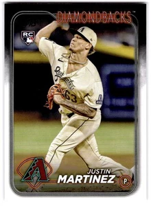 Justin Martinez 2024 Topps #325 RC Arizona Diamondbacks Rookie - Picture 1 of 2