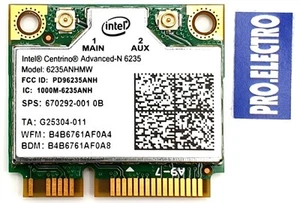 Tarjeta WIFI Inalámbrica Sony VAIO Tap 20 SVJ202B11M Tableta AIO 6235ANHMW - Imagen 1 de 2