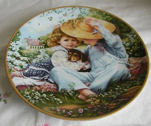 "A TIME TO LOVE" PLATE SANDRA KUCK 50TH ANNIVERSARY OF MARCH OF DIMES  - Picture 1 of 3