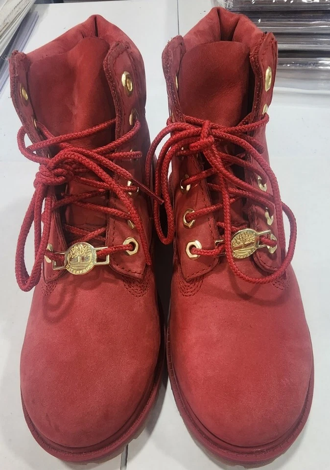 Timberland 6 Inch Premium Boot Dark Red TB0A42QR SIZE 13.5 Y  - Image 1 of 4