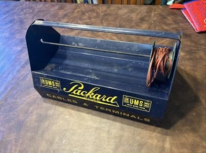 Vintage 1950's Packard Wiring Cable Caddy / Tool Box, Original - Picture 1 of 10