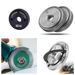 1/2x M14 Schnellspannmutter für Winkelschleifer Schraube Bosch Makita Dewalt - Bild 1 von 13