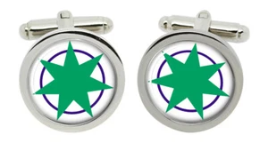 Aomori (Japan) Round Cufflinks in Box - Picture 1 of 5