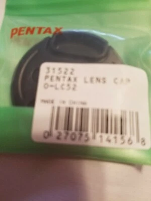 Pentax O-LC52 Front Lens Cap 52mm Lens Dust Cover Protector DN - Image 1 of 4