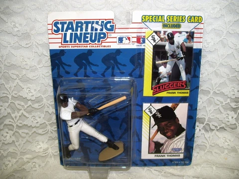 1993 Frank Thomas Baseball Figure Chicago White Sox with Rookie Card MIP Cover
