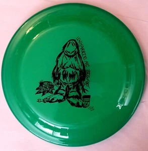 Bigfoot U W Harrie NC National Forest Disc Golf Green Flyer Big Foot Sasquatch - Picture 1 of 3