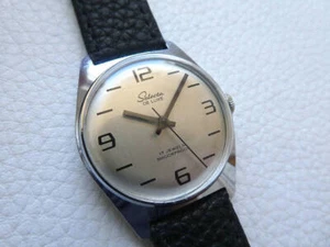 Orologio Selecta De Luxe Cal.70 Uomo 17 Jewels Antiurto Carica Manuale - Foto 1 di 5