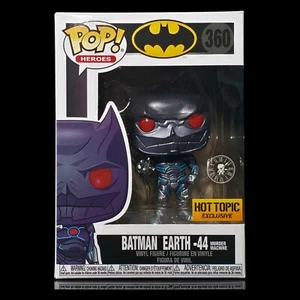 Funko Pop + Protector! Heroes #360 Batman Earth - 44 Murder Machine *HT Mint* - Picture 1 of 12