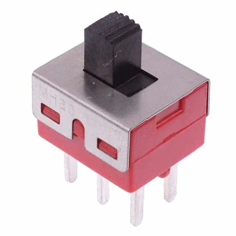 On-On Mini PCB Slide Switch DPDT 5A - Image 1 of 1
