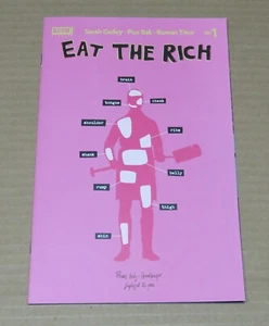 Funda Becca Carey Eat The Rich #2 Variante B (Error mal impreso como #1) Casi nueva - Imagen 1 de 10
