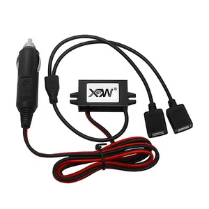 Encendedor de cigarrillos de coche 12V a 5V3A cargador USB convertidor de CC - Imagen 1 de 23