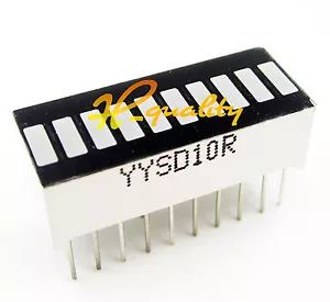 10 STCK. 10 Segment Digital Blau LED Bar Graph Display Ultra Hell - Bild 1 von 1