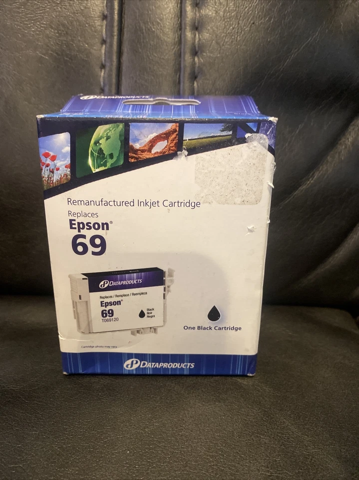 Epson 69 Ink Cartridge Color Black - Dataproducts Remanufactured Cartridge - Image 1 of 3