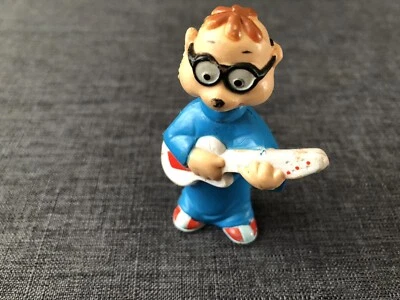 Vintage 1983 Bagdasarian Alvin and the Chipmunks PVC Figure Simon Guitar! - Image 1 of 4