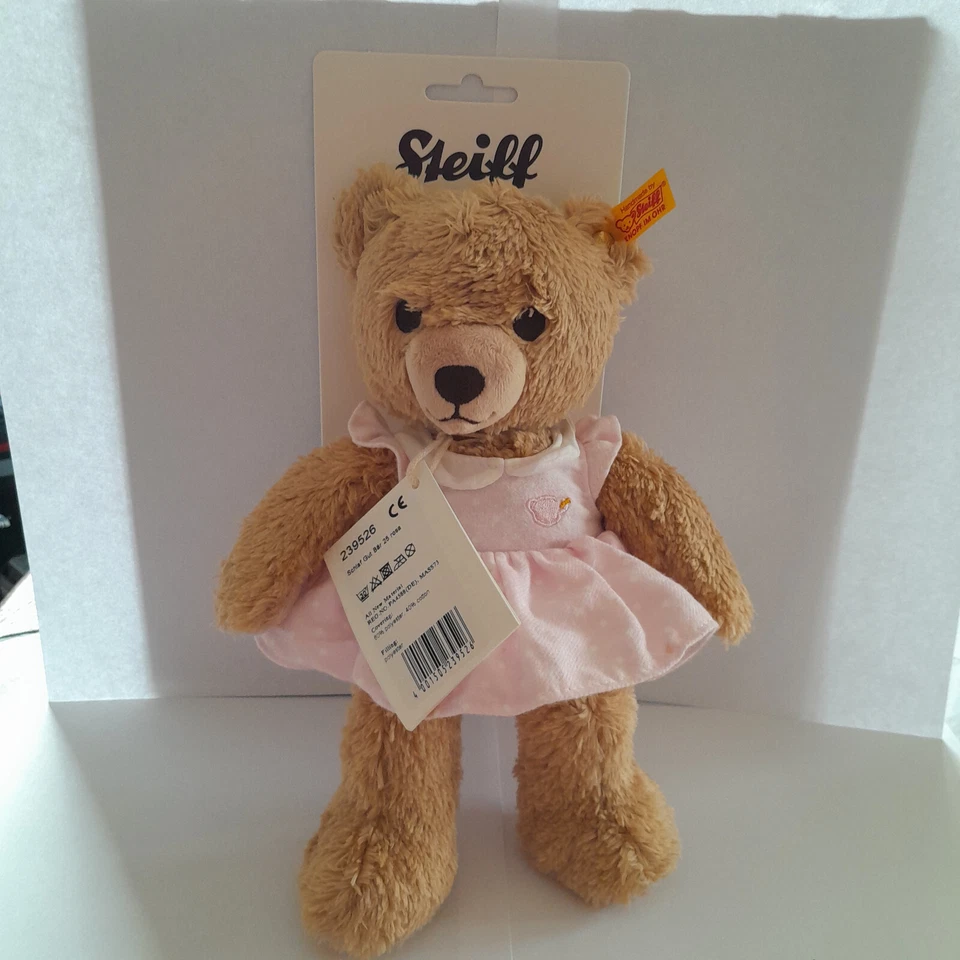 Steiff 239526 Schlaf Gut Teddybär- 25cm, Rosa
