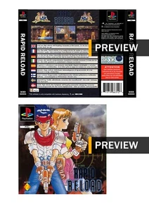 Rapid Reload Replacement PlayStation PS1 Covers Front Back - Picture 1 of 6