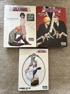 Shonen Jump BLEACH Season One & Two 2 Box Sets 13 DVDs Uncut USED + Bonus Set 7 - Picture 1 of 13