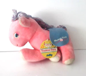 Vintage 1984 AmToy Musical Pony Horse Plush Stuffed Animal 7" Tested & Works - Picture 1 of 1