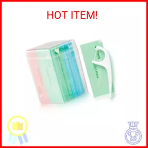 50 Count Individually Wrapped Dental Floss Picks-Oral Care Flossers for Adults- - Picture 1 of 2