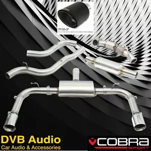 Cobra Sport Turbo Back Performance Auspuff für Ford Focus ST Kombi Mk4 Carbon - Bild 1 von 1