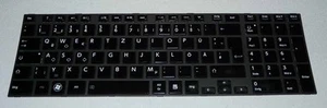 Tastiera con illuminazione QWERTZ TEDESCA V130426CK1 per Toshiba Qosmio X870, X875 - Foto 1 di 2