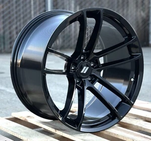 20" SRT Gloss Black Wheels Fits Dodge Challenger Charger (Narrow Body Only) - Picture 1 of 5