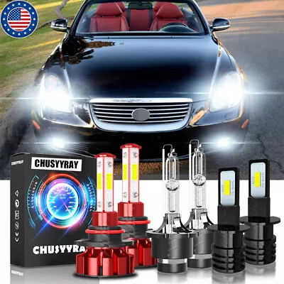 Para Para Lexus SC430 2002-2005 HID/LED faro alto/bajo + Kit de luz antiniebla Foto 1 de 4