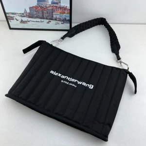 Alexanderwang Black minimalist shoulder bag clutch - Picture 1 of 11