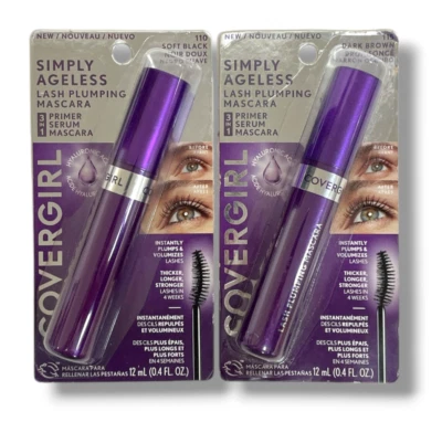 Covergirl Simply Ageless Lash Plumping Mascara (12ml/0.4fl.oz)As Seen You Pick! - Image 1 of 2