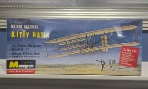 Monogram Wright Brothers Kitty Hawk Model Kit PA30 ~ Factory Sealed ~ NOS - Picture 1 of 2