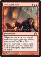Gatecrash ~ FIVE-ALARM FIRE rare Magic the Gathering card