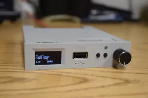 Gotek Diskettenlaufwerk Emulator 435 MCU mit Drehgeber OLED FlashDiskette - grau - Bild 1 von 3