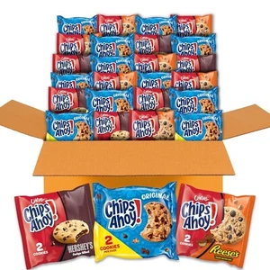 CHIPS AHOY! Cookies Variety Pack, Original Chocolate Chip, 50 Snack Packs - Picture 1 of 9