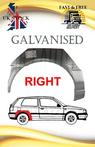 FOR VW GOLF MK3 3 III 91-99 2/3 DOOR REAR WHEEL ARCH REPAIR BODY RUST PANEL RIGH - Picture 1 of 6