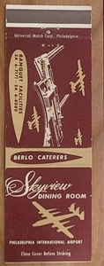 Matchcover USA Pennsylvania Philadelphia International Airport Skyview Dining - Picture 1 of 2